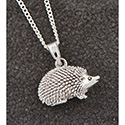 Necklace Silver Plated Country Hedgehog